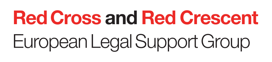 Red Cross and Red Crescent European Legal Support Group logo